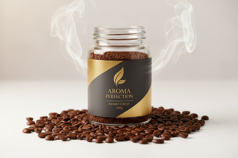 Rich, aromatic instant coffee made from premium coffee beans. Perfect for a quick energy boost any time of day. Smooth taste and strong aroma in every cup. Just add hot water and enjoy.

Premium coffee beans
Rich aroma and taste
Instant preparation
100g jar